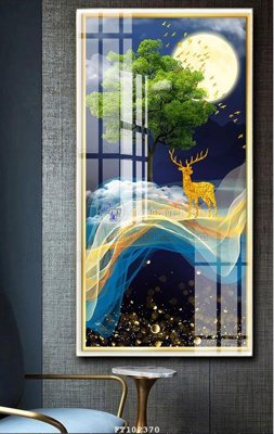 File gốc File tranh hiện đại pha lê gương FT102370 (trang trí) phòng trẻ em