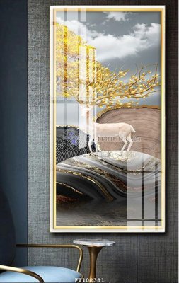 Ảnh mô tả file gốc in mica File tranh hiện đại pha lê gương FT102381