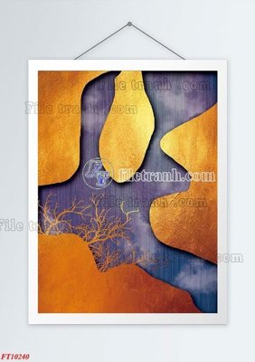 File PSD File tranh bộ hiện đại FT10240 (bản gốc) cho nhà in