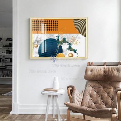 File gốc File tranh hiện đại pha lê gương FT102450 (thiết kế) cho in ấn