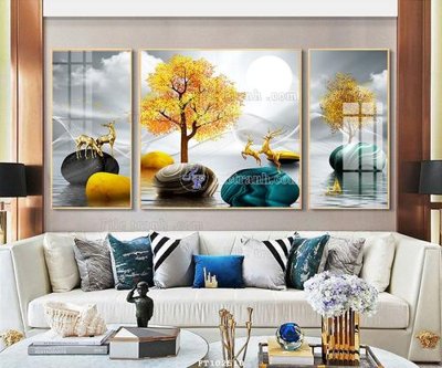 File gốc File tranh hiện đại pha lê gương FT102510 (PNG) trong suốt (transparent)