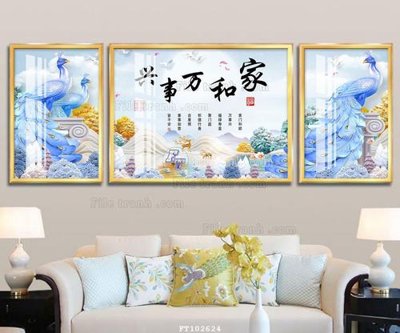 Download file gốc File tranh hiện đại pha lê gương FT102624 (in mica) trong suốt