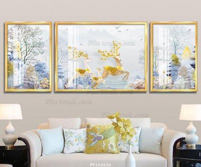 File gốc File tranh hiện đại pha lê gương FT102626 (phong cách) cổ điển