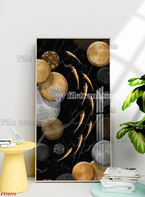 Download file gốc File tranh bộ hiện đại FT10274 (in mica) trang trí