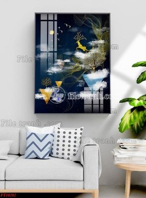 Tải file File tranh bộ hiện đại FT10282 (gốc) làm file in ấn