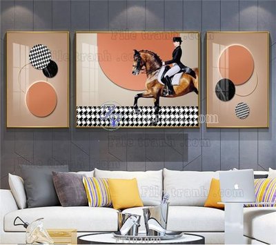 File tranh gốc in trần nhà File tranh hiện đại pha lê gương FT103090 3D