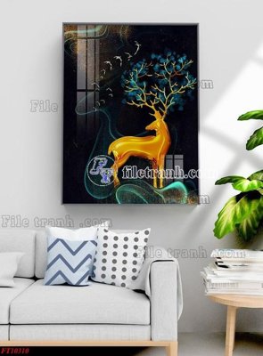 File in ấn File tranh bộ hiện đại FT10310 (bản gốc) sắc nét