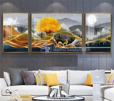 Ảnh gốc File tranh hiện đại pha lê gương FT103232 (độ nét cao) in tráng gương