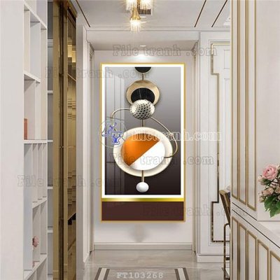 File tranh File tranh hiện đại pha lê gương FT103268 (ảnh gốc) in trần nhà