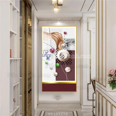 File gốc File tranh hiện đại pha lê gương FT103278 (cho in ấn) từ kho Filetranh