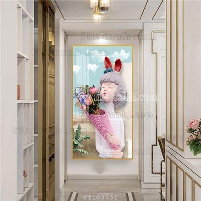 Tải file File tranh hiện đại pha lê gương FT103331 (gốc) in nhanh