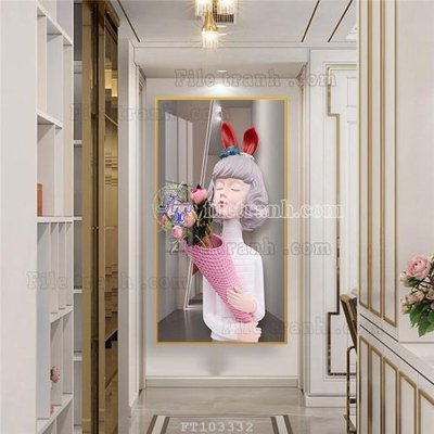 File PSD File tranh hiện đại pha lê gương FT103332 (bản gốc) chất lượng nhất