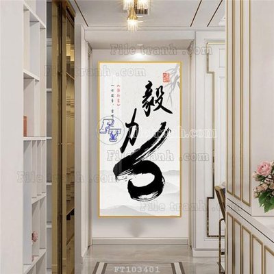 Ảnh gốc file in lụa File tranh hiện đại pha lê gương FT103401 chi tiết