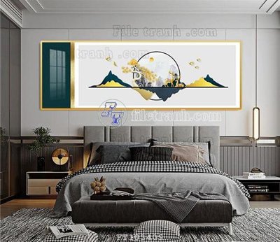 Chi tiết file gốc File tranh hiện đại pha lê gương FT103409 (cho in tráng gương)