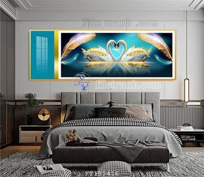 Tải file File tranh hiện đại pha lê gương FT103416 (PSD) cho in ấn quảng cáo