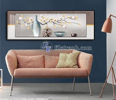 File tranh File tranh hiện đại pha lê gương FT103425 (bản gốc) treo tường