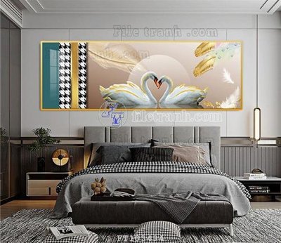 File ảnh File tranh hiện đại pha lê gương FT103494 (gốc) cho trang trí nội thất