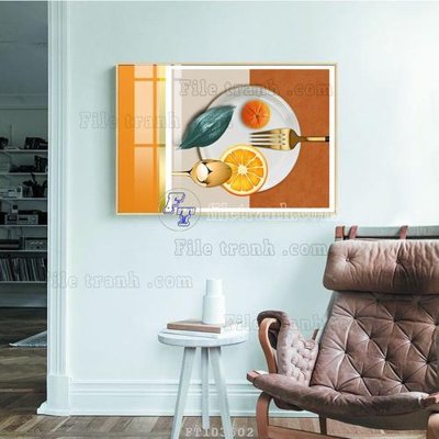 File gốc File tranh hiện đại pha lê gương FT103502 (in lụa) chi tiết cao