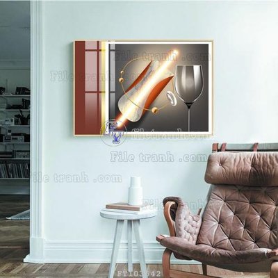 Download file gốc File tranh hiện đại pha lê gương FT103542 (in mica) logo