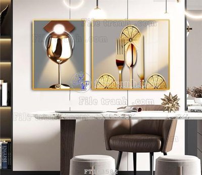 File gốc File tranh hiện đại pha lê gương FT103582 (in mica) cắt laser