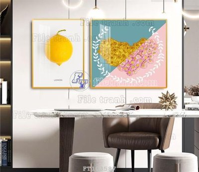 Hình ảnh gốc File tranh hiện đại pha lê gương FT103587 (để in khổ lớn)