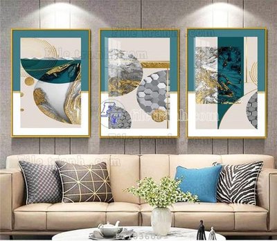 File gốc File tranh hiện đại pha lê gương FT103600 (in lụa) tranh mã đáo