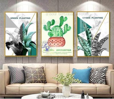 File in trần File tranh hiện đại pha lê gương FT103606 (bản gốc) phong cảnh