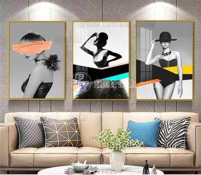 File in trần File tranh hiện đại pha lê gương FT103621 (bản gốc 3D) sống động