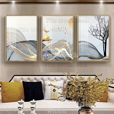 Download file File tranh hiện đại pha lê gương FT103636 (gốc) in mica bàn thờ