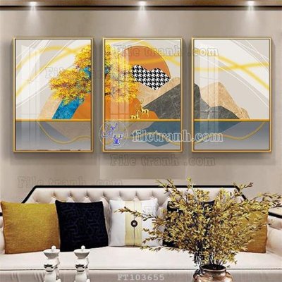 Download file File tranh hiện đại pha lê gương FT103655 (gốc) in mica cao cấp