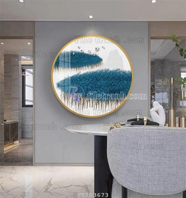 File in ấn File tranh hiện đại pha lê gương FT103673 (bản gốc) cao cấp