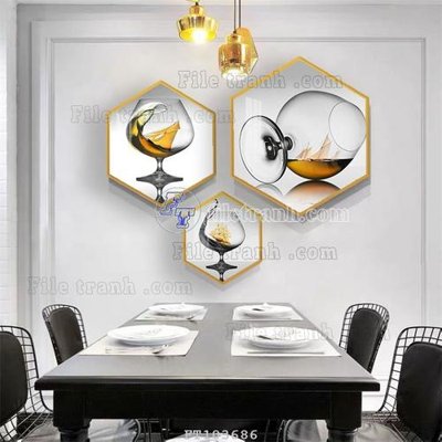 Tải file gốc File tranh hiện đại pha lê gương FT103686 (bản PSD) còn layer