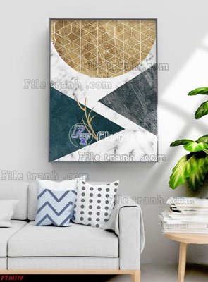 File PSD File tranh bộ hiện đại FT10370 (chất lượng in ấn)