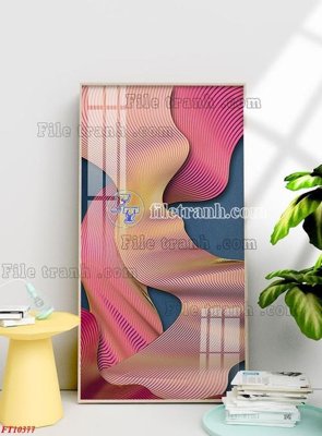 File tranh File tranh bộ hiện đại FT10377 (gốc) in film