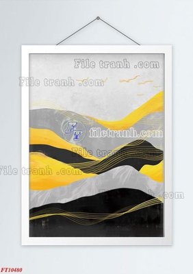 File in trần File tranh bộ hiện đại FT10480 (bản gốc) 5D