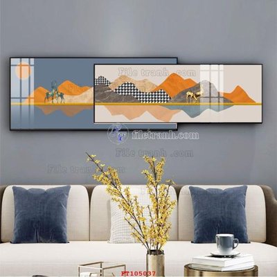 Download file File tranh hiện đại pha lê gương FT105037 (chuẩn in) chất lượng cao