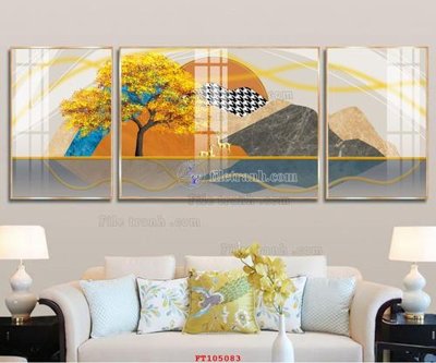 Tải file File tranh hiện đại pha lê gương FT105083 (gốc) làm file in ấn