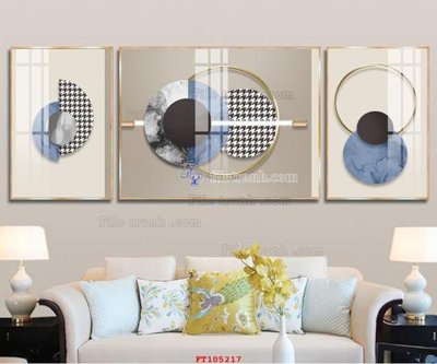 File gốc in mica File tranh hiện đại pha lê gương FT105217 chất lượng