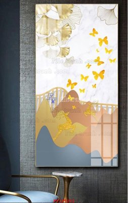 File gốc File tranh hiện đại pha lê gương FT105251 (chuẩn CMYK) cho nhà in