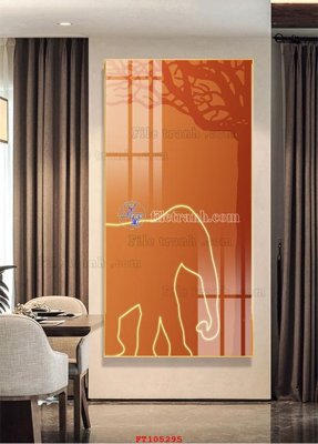 Tải file File tranh hiện đại pha lê gương FT105295 (gốc) chủ đề tâm linh