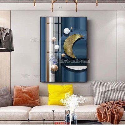 Tải file File tranh hiện đại pha lê gương FT105333 (gốc) in ấn ngay lập tức