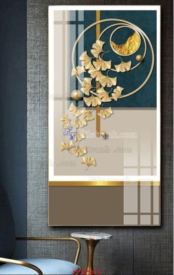 File PSD File tranh hiện đại pha lê gương FT105371 (bản gốc) đã tách nền