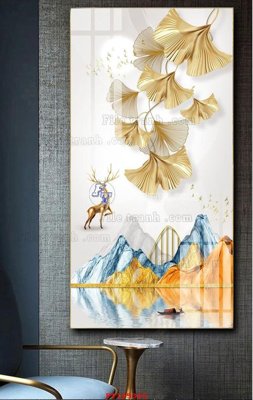 File tranh File tranh hiện đại pha lê gương FT105385 (gốc) chủ đề trẻ em