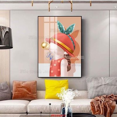 Hình ảnh gốc File tranh hiện đại pha lê gương FT105459 (để in khổ lớn)