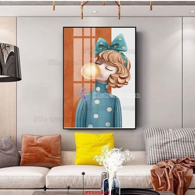 Tệp tin gốc File tranh hiện đại pha lê gương FT105461 (dùng cho in ấn) chuyên nghiệp