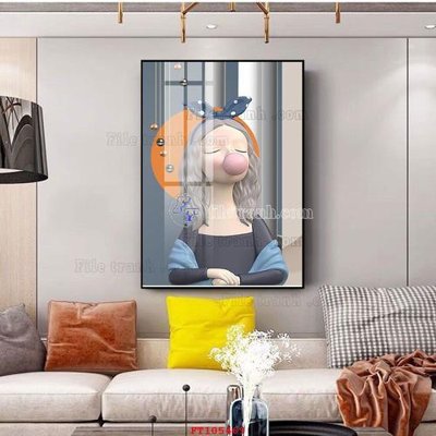 File in mica File tranh hiện đại pha lê gương FT105469 (bản gốc) sắc sảo