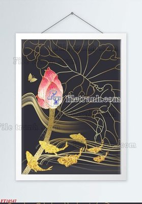 File gốc File tranh bộ hiện đại FT415547 (in mica) trang trí