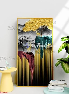 File PSD in ấn File tranh bộ hiện đại FT424548 (chất lượng cao)