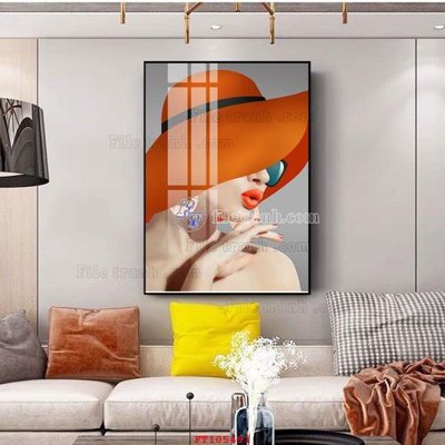 File gốc in ấn File tranh hiện đại pha lê gương FT105491 chất lượng vượt trội