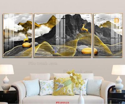 Tải file gốc File tranh hiện đại pha lê gương FT105515 (bản PSD) gốc